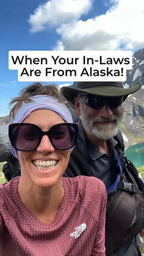 Headed back to Alaska today so Canyon can meet his grandpa for the first time! I’m really excited for him to meet this gentle and kind, wild mountain man 💙 #alaskan #inlaws #alaskaliving | JJ Barrows Comedy