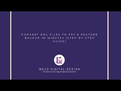 Convert EML Files to PST & Restore backup in Minutes Step by Step Guide