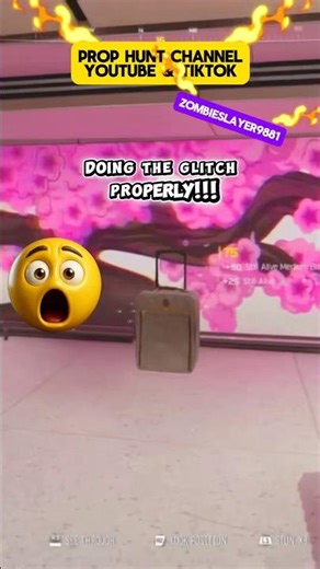 THIS is doing the glitch PROPERLY in prop hunt! 🔥#shorts #bo7 #prophunt #prophuntglitch