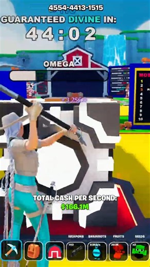 NEW OEMGA CRATE IN FRUIT VS BRAINROT👺 #brainrot #fortnite #fruitsvsbrainrots