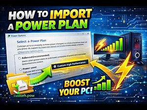 Fastest way to import a power plan