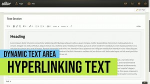 Hyperlinking Text