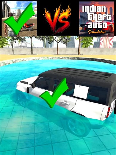 Franklin Car Driving 😱 Indian Theft Auto vs indian bikes driving 3d #indianbikedriving3d #shorts