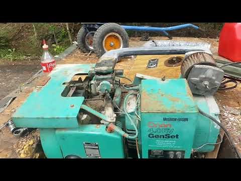 Onan 4Kv generator maintenance repair