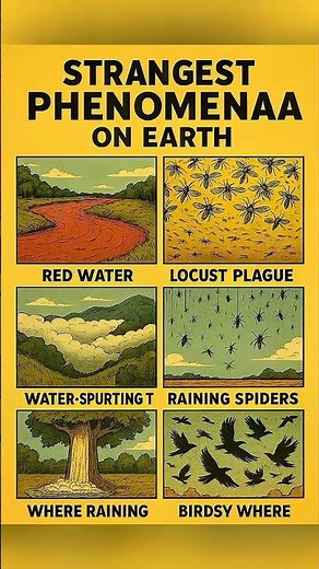 6 Strangest Natural Phenomena Caught on Earth 🌍🔍