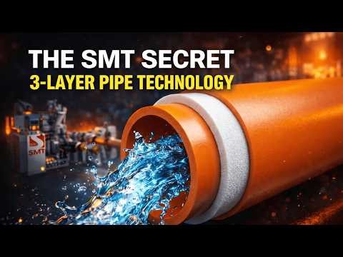Foam Core Pipe Making Machine | 3 Layer Extrusion System for 50+ Year Durable Pipes