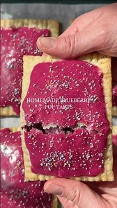 Homemade Blueberry Pop Tarts