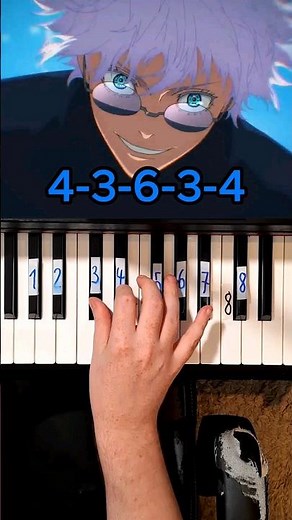 Where Our Blue Is Jujutsu Kaisen Opening Piano Tutorial #shorts