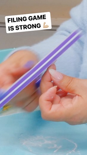 Is your filing game this strong? 💪🏼 #nailcareereducation #nails #nailtech #diynails #nailtutorial #naileducation | Nail Career Education