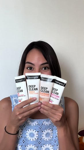 Neutrogena Philippines Deep Clean Foaming Cleansers: Unclog Pores, Remove Blackheads, and Keep Skin Glowing