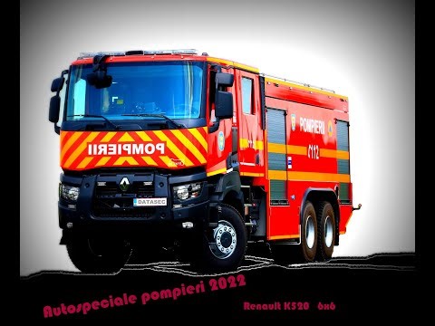 🚒Prezentare autospeciale pompieri 2022 - Renault K520 6x6 🚒 Jacinto🔥🔥🔥