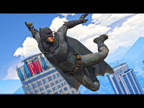 BATMAN CRAZY JUMPS/FALLS #2 (GTA 5 BATMAN Fails)