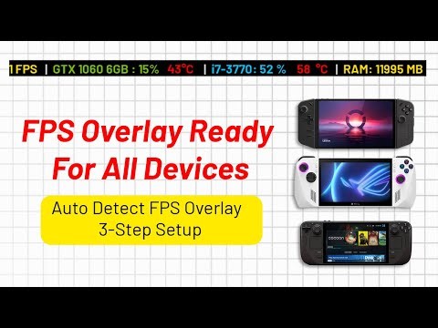 FPS Overlay on Legion Go, ROG Ally & Steam Deck – Easiest Way
