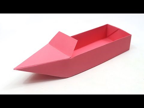 How to Make a Paper Boat that Floats | Paper Speed Boat | Origami Boat