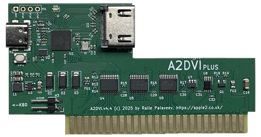 A2DVI v4.4 digital video card for Apple II by A2Store on Tindie