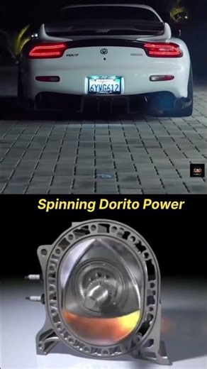 Mazda RX-7 | Wankel Rotary Engine Explained #shortsfeed