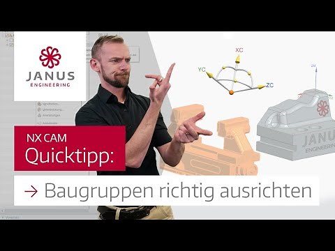 NX CAM Tutorial | Baugruppen optimal ausrichten mit dem Handle 🤏