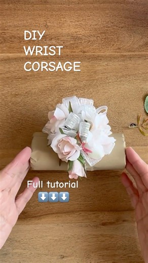 How to make a wrist corsage | #prom2026 #weddingcorsage