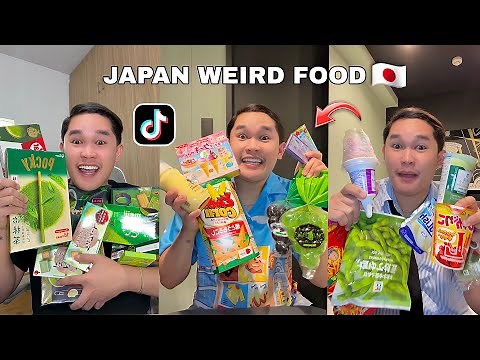 TRYING WEIRD JAPAN FOOD! 😱 (Japan Food Trip)