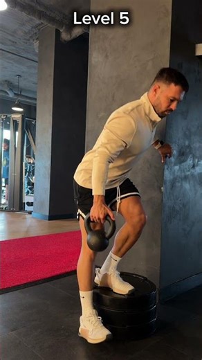 5 Progressive Levels Standing Lateral Step-Down (Heel Tap)