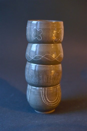 Handmade Ceramic Mug, Mishima Design | Japanese-style Coffee Mug | Gift - Etsy