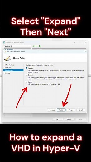 How to expand a Hyper-V VHD #hyperv #vhd #serveradministration #microsoft