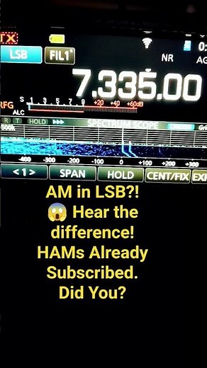 This is What AM Shortwave Sounds Like in LSB Mode! (Radio Test) #ky4994swl #shortwave