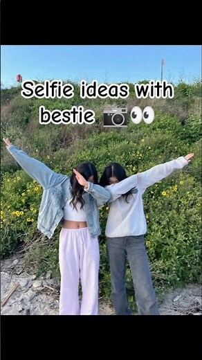 selfie ideas with bestie!!📷👀#selfie #bestfriend #poseideas #shorts #ashthetics