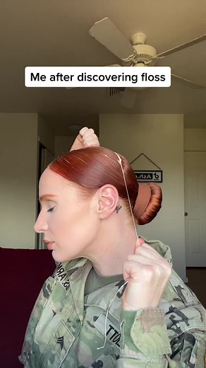 Ashley Elliott (@ash.e.e)’s video of dental floss