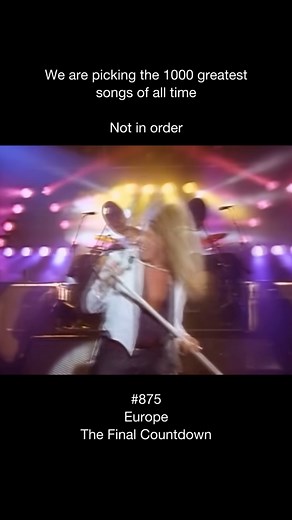 Good Music on Instagram: "“The Final Countdown” by Europe, released in 1986, is a legendary anthem that has become synonymous with epic moments and celebration. Written by lead vocalist Joey Tempest, the song’s iconic synthesizer riff, inspired by a keyboard preset, immediately grabs attention and sets the tone for its dramatic flair. With lyrics about embarking on a cosmic journey, it carries a sense of adventure and excitement. The soaring vocals and powerful guitar solos add to its grandeur, 