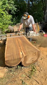 Turning raw logs into beautiful slabs for custom woodwork projects! These Siberian elm slabs, with unique bark inclusions, are perfect for river tables and live-edge designs. Can’t wait to see what my local woodworkers create with these beauties!I milled this log using my STIHL MS 661 and 881 and the Granberg International Alaskan mills—the ultimate setup for chainsaw milling. If you’re serious about woodwork, you need the best tools! Save 10% with my code **foxridgeslabs** at checkout. Don’t fo