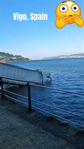 Submarine mode activated! 🚢🚛 Aninavigo #truckdriver #lkw #camion #bigrig #hgv #lorry #driver #fahrer