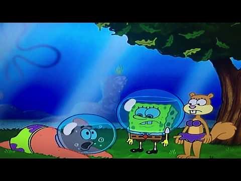 Patrick gets bitten by the flea (Spongebob)
