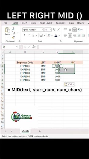LEFT, RIGHT & MID Formula | Extract Text in Excel in 1 Minute