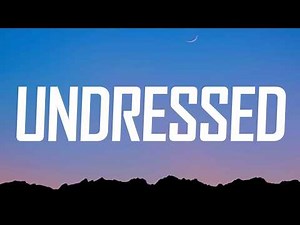 sombr - undressed (Lyrics)