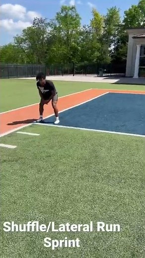 Shuffle/Lateral Run Sprint