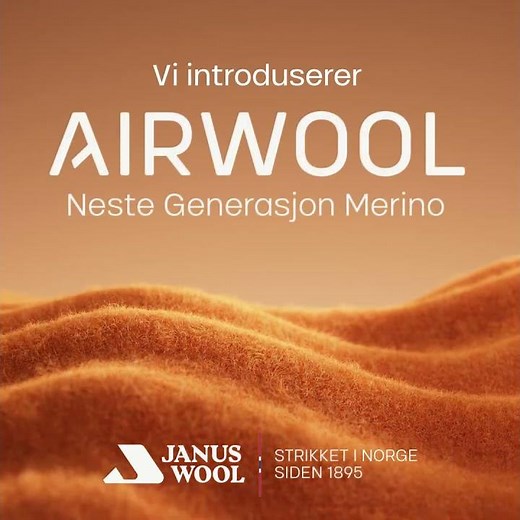 AirWool fra Janus Wool - Neste Generasjon Merino