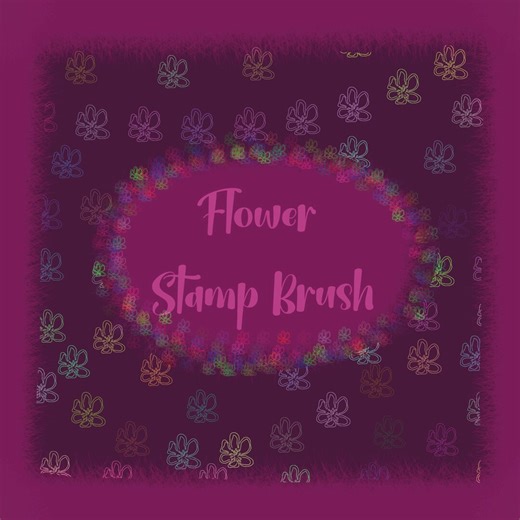 Flower Procreate Stamp Brush - Etsy
