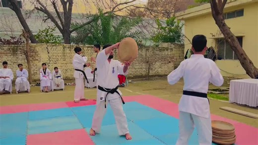 Breaking with Wheel Kick Technique by Faiq Khan