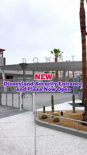 🌟 NEW security checkpoint and entrance to Downtown Disney District is now open! 👉This new entrance is very clean and pretty and has restrooms right after you enter with two companion restrooms. 👉This entrance leads to the performance stage area across from Star Wars Trading Outpost. For more Disney updates, make sure to follow Mickey Visit! #disneyland #downtowndisney