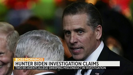 House Republicans released testimony from two IRS officials who claim there was misconduct in the Hunter Biden investigation. The president’s son has agreed to a plea deal. https://cbsn.ws/3NI5cXp | CBS Mornings