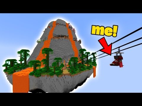 I Played The BIGGEST Parkour Volcano In Minecraft!