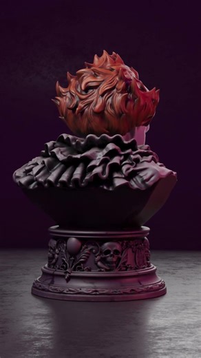 Creepy Clown Comes to Life… 🎈 | Horror 3D Bust Sculpture