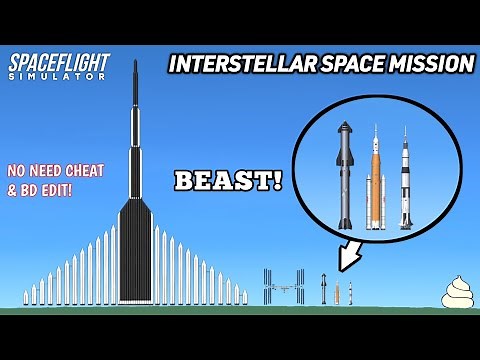 Biggest Rocket Ever In Spaceflight Simulator Launch To Interstellar Deep Space