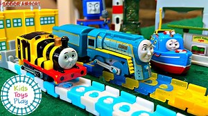 20K views · 219 reactions | Capsule Plarail is a wind-up toy train system based on TOMY Thomas and Friends! We're bringing out our whole collection and racing them to find out which toy train is the fastest! | Kids Toys Play | Facebook