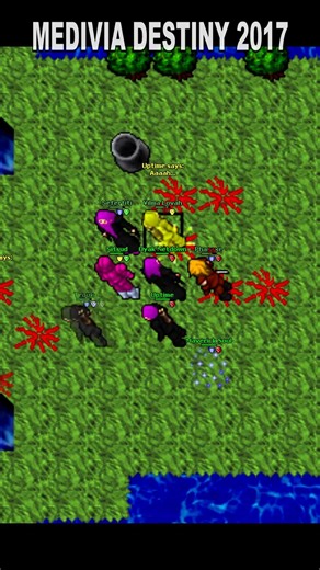 War players and RPG players in harmony❤️ Medivia Destiny #shorts #medivia #tibia #tibiawar #viral