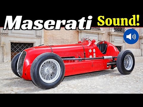 Maserati 6CM (1938) & A6GCS Sport 2000 (1955) - Engine Sound & Show! Modena Motor Valley Fest 2022