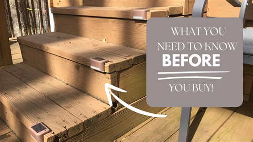 Watch My review of the solar step lights on Amazon Live