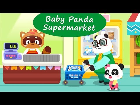 Baby Panda's Supermarket - Enjoy Shopping and Learn How to Weigh and Scan Goods | BabyBus Games