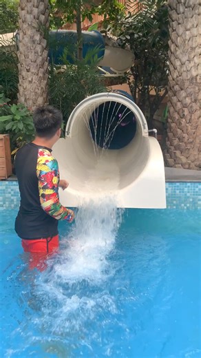Wet, wild, and wonderful rides await on the water slide . . #SplashAdventure #funslide #WaterparkThrills #SummerSliding #waterworld #waterpark | Genius Hub